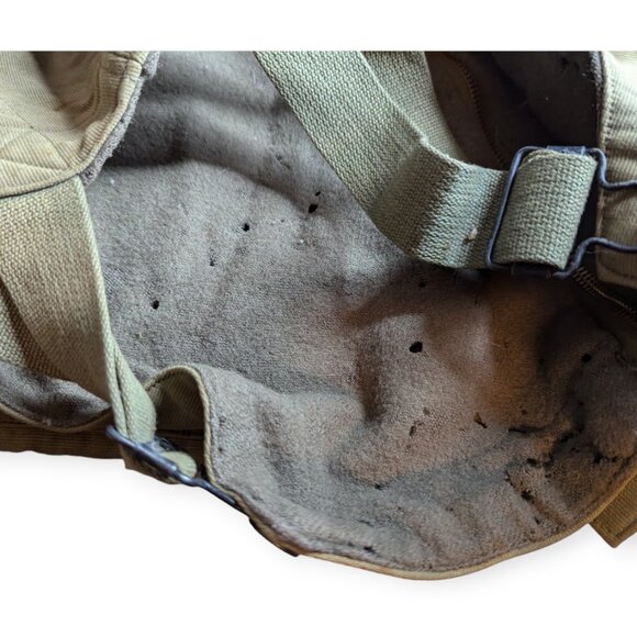 Vintage 1940s WW2 US Navy Deck Bibs Pants Overalls Contract NXsx51851 Size Med - Picture 10 of 16